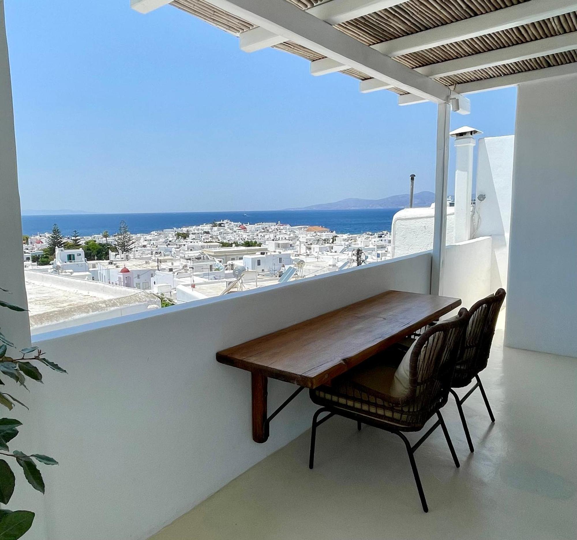Mykonian Starling - Town N' Sunset View Apartment Mykonos Town Eksteriør bilde