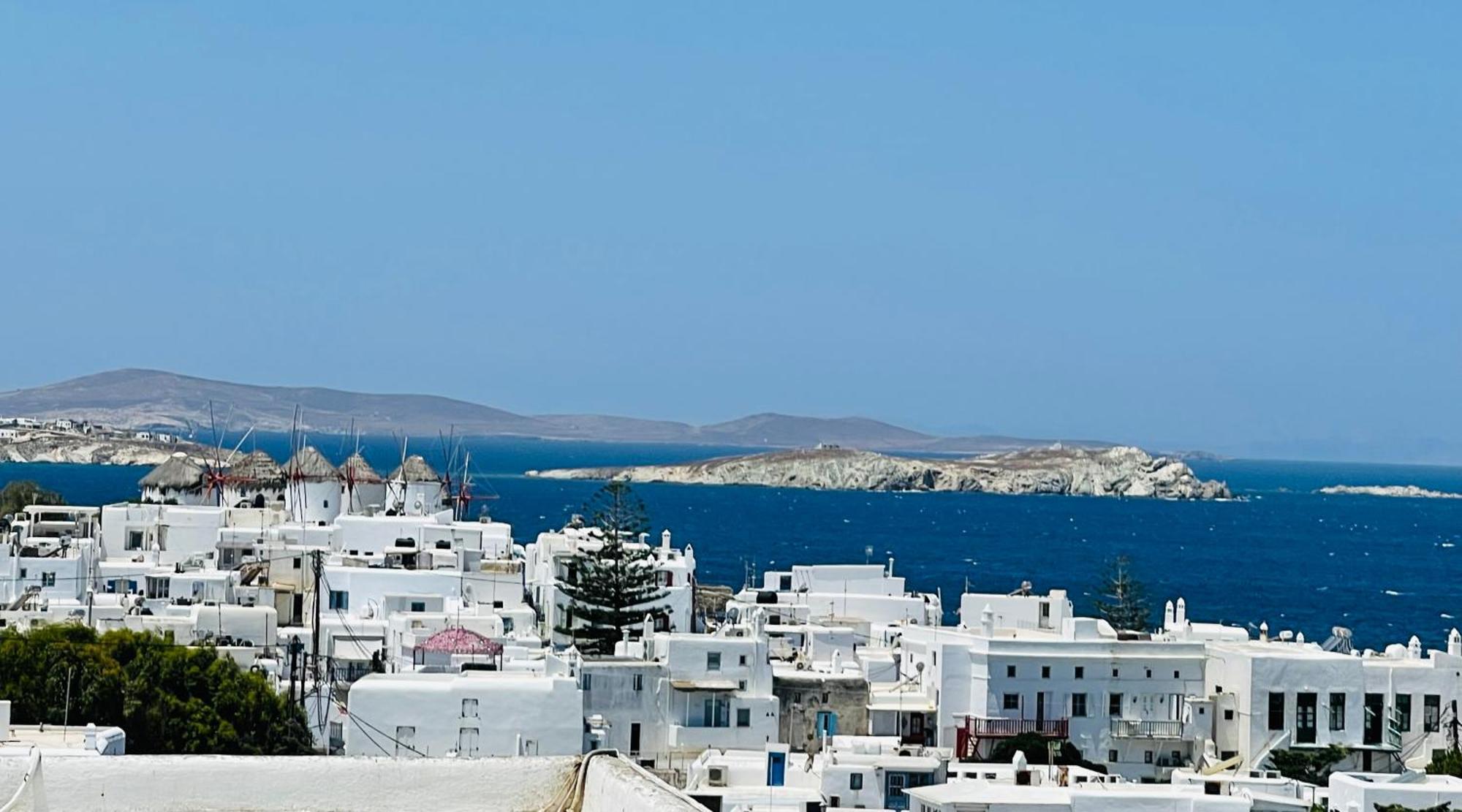 Mykonian Starling - Town N' Sunset View Apartment Mykonos Town Eksteriør bilde