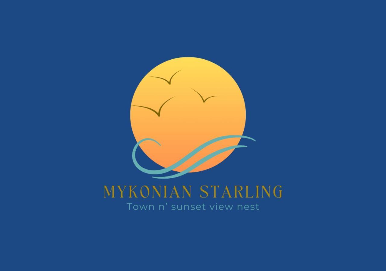 Mykonian Starling - Town N' Sunset View Apartment Mykonos Town Eksteriør bilde